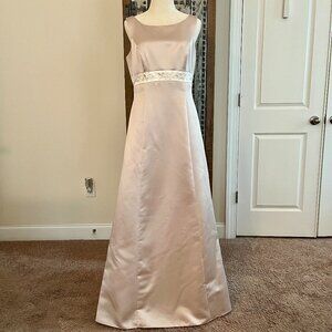 VINTAGE Michaelangelo David’s Bridal Champagne Formal/Bridesmaid/Prom Gown - 10